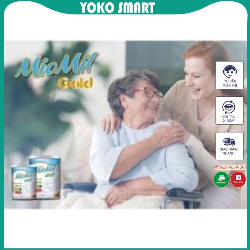 Sữa bột dinh dưỡng cho người sau ốm,sau mổ MIOMIL Gold dành cho người mới ốm dậy,người đang phục hồi sức khoẻ