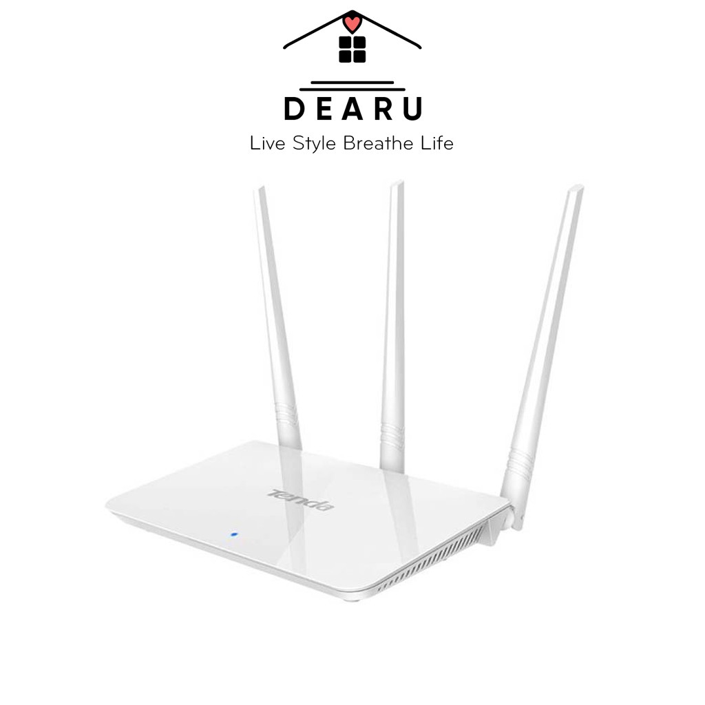 Bộ phát wifi Tenda F3 3 râu xuyên tường cao cấp, bộ phát wifi băng tần chuẩn tốc 300M