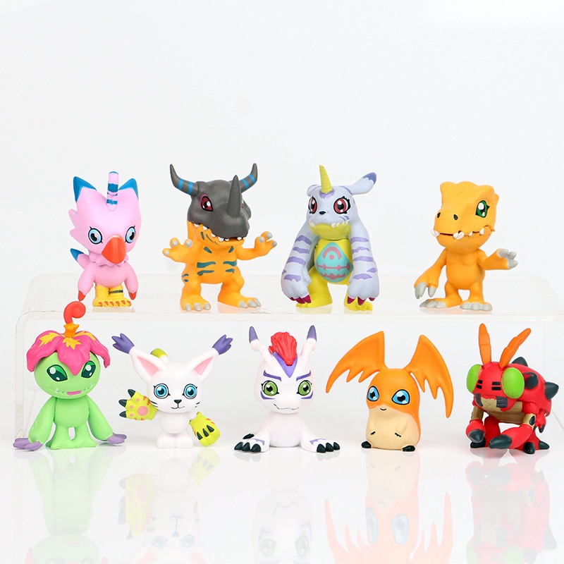 9 cái / bộ Digimon Quà Tặng Búp Bê Mô Hình Búp Bê Trang Trí Búp Bê Nhỏ Bộ Sưu Tập Phim Hoạt Hình PVC Mô Hình Đồ Chơi Búp Bê Digimon