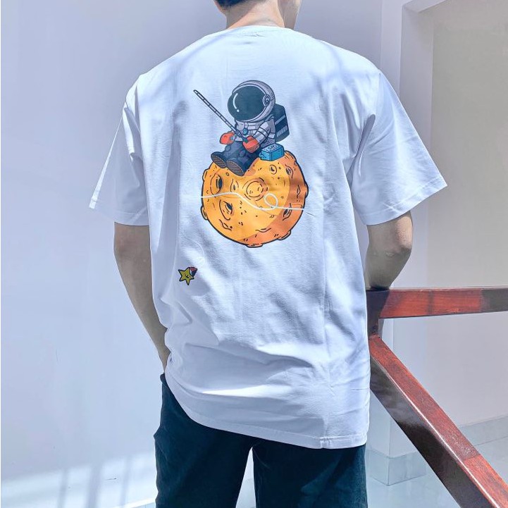 Áo thun tay lỡ apollo phi hành gia Sges dáng rộng cá tính | BigBuy360 - bigbuy360.vn