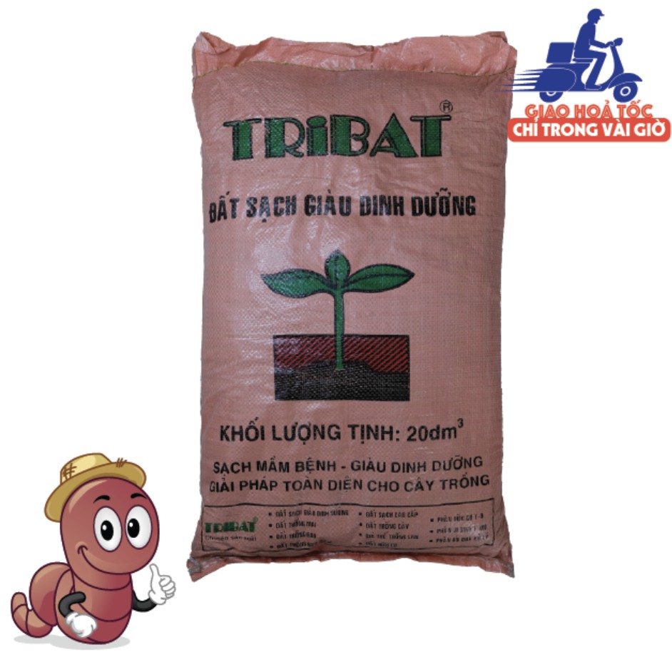 [ĐẤT SẠCH TRIBAT] Đất sạch trồng rau, trồng cây, bổ sung dinh dưỡng