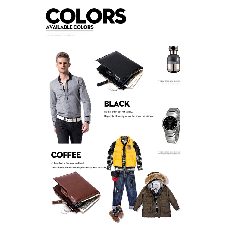 Ví nam Baborry cao cấp hàng nhập mẫu đẹp sang trọng thanh lịch