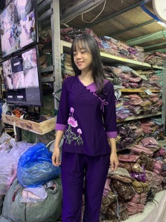 Đồ bộ đi chùa (thun nơ