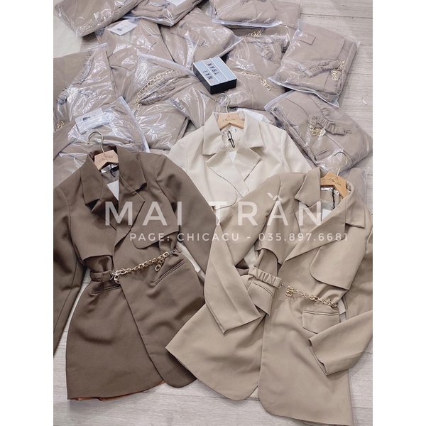 Áo mangto đai xích 289 | BigBuy360 - bigbuy360.vn