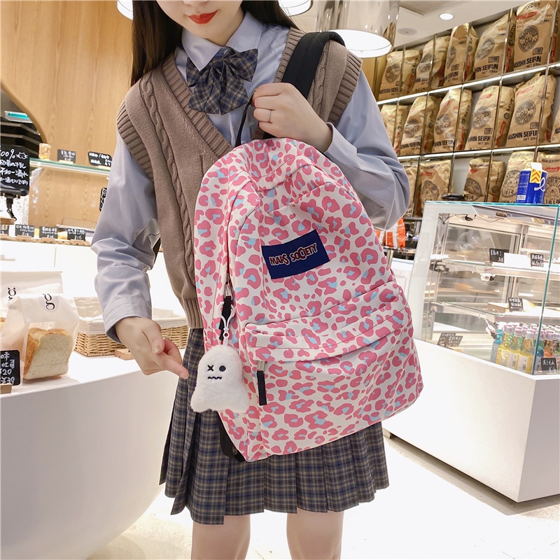 Balo đi học PRETTYZYS 2021 kích thước 14 inch phong cách hàn quốc dành cho nữ sinh