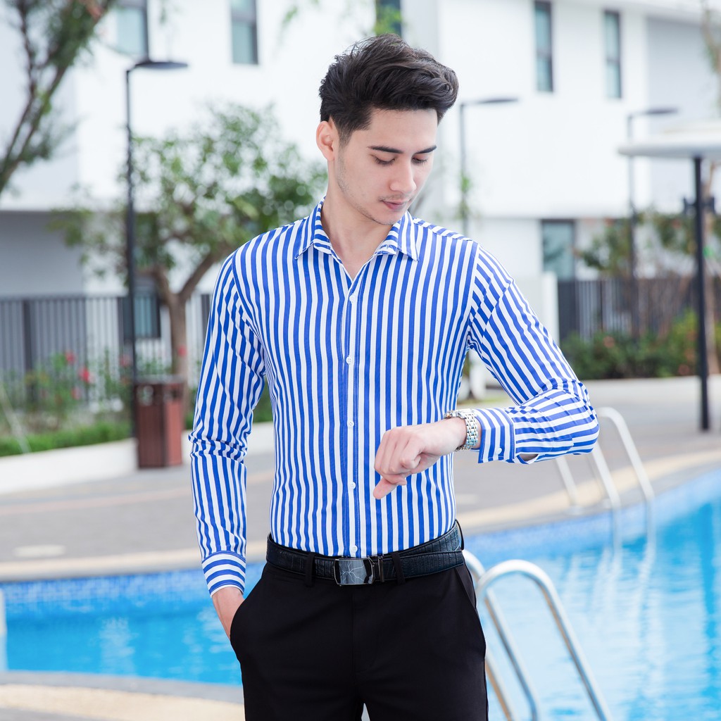 Áo Sơ Mi Nam FLASHBACKS Dài Tay Chất Vải Lụa Đẹp Thoáng Mát - Hàng Chính Hãng - trend 2021 -  AD000008 | BigBuy360 - bigbuy360.vn