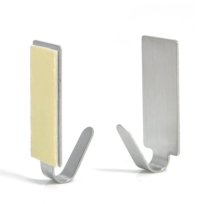 【COD】Bộ 6 Móc Treo Đồ Dán Tường Bằng Thép Không Gỉ