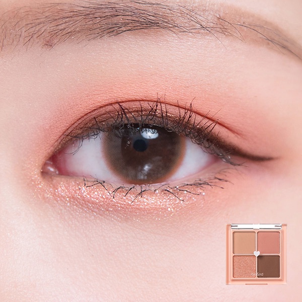 Combo Bảng màu mắt Romand Better Than Eyes 6.5g + Son kem siêu lì Romand Blur Fudge Tint 5g