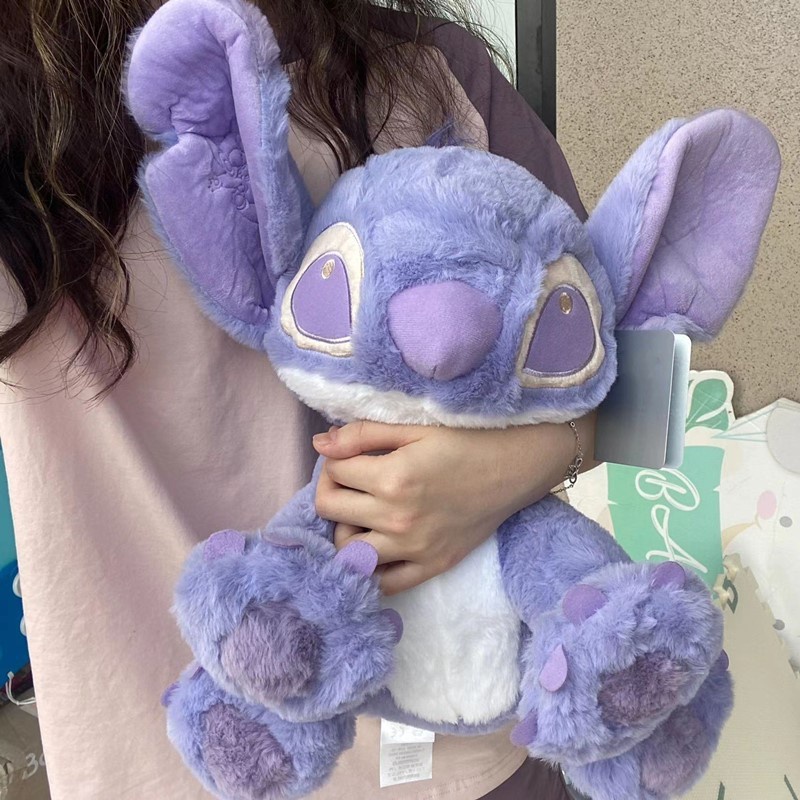 Búp Bê Nhồi Bông Hình Stitch Màu Tím 30CM 40CM 60CM Làm Quà Tặng Cho Bạn Gái  Bạn Gái Bạn Gái