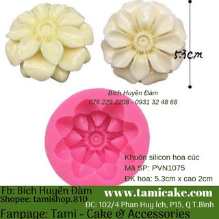 Khuôn silicon - Hoa Cúc PVN1075