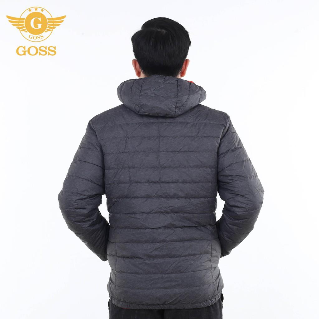 ⭐️SIÊU NHẸ⭐️ Áo phao nam siêu nhẹ siêu ấm có mũ cao cấp chính hãng GOSS AKP18 - Áo khoác phao nam đẹp 2020 | BigBuy360 - bigbuy360.vn