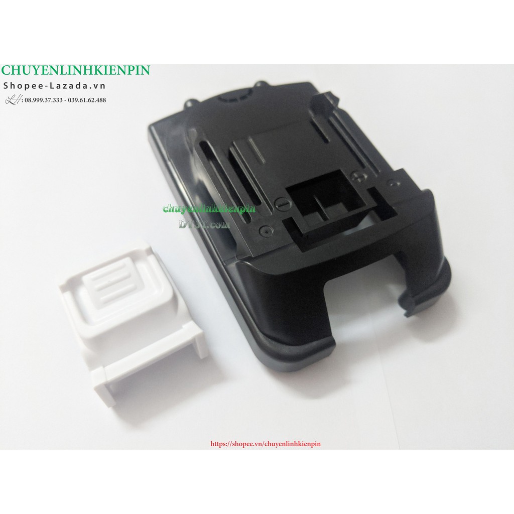 Vỏ pin Makita 18v adaptor, 3 hàng - 15 cell_BL1860B_ ( BL64_184 )