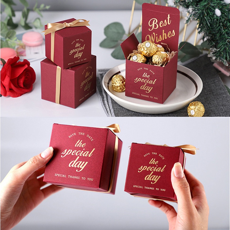 Hộp Đựng Quà/Kẹo/Chocolate Phong Cách Châu Âu Cho Lễ Tình Nhân