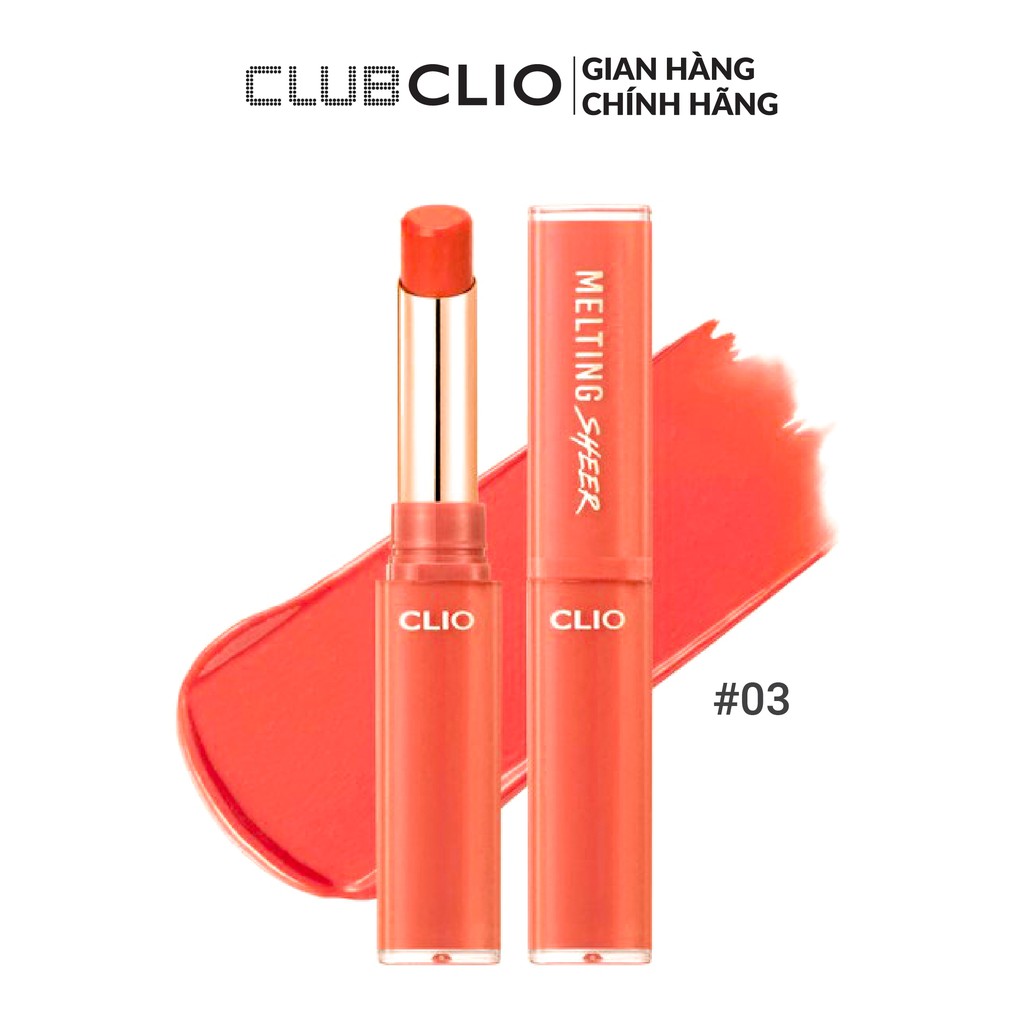 Son Thỏi Căng Mượt Môi CLIO MELTING SHEER LIPS 2g