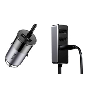 Đầu sạc trên xe hơi 4 cổng USB Baseus Patulous F629