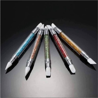 Bộ 5 cọ Silicon 5 cây (nặn hoa,miết foil,stic, đắp hoa,đắp bột..)