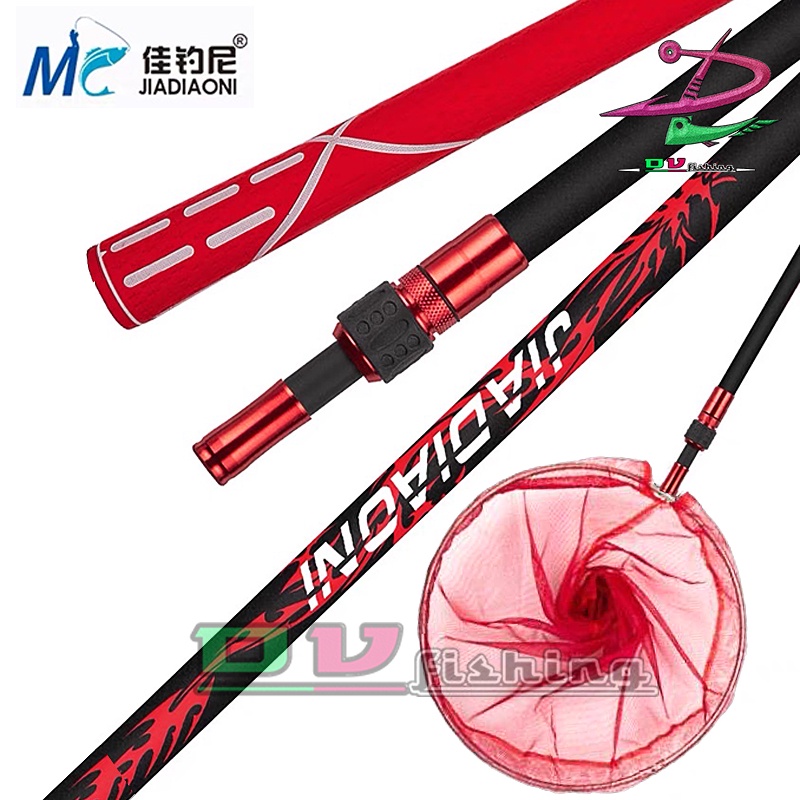 Vợt Cá Carbon,Cán Vợt câu cá cao cấp chuyên dùng câu đài câu đơn. MC.!!!