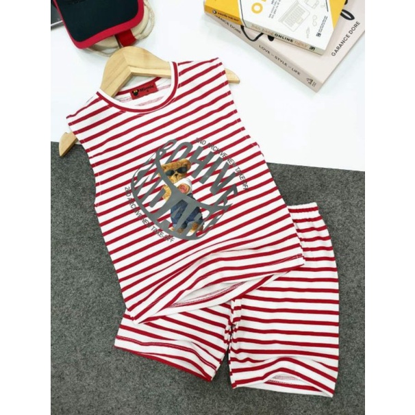 Bộ sát nách quần đùi size nhí cho bé