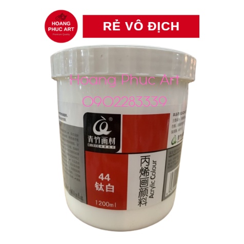 Màu Acrylic trắng hộp to - 1200 ml
