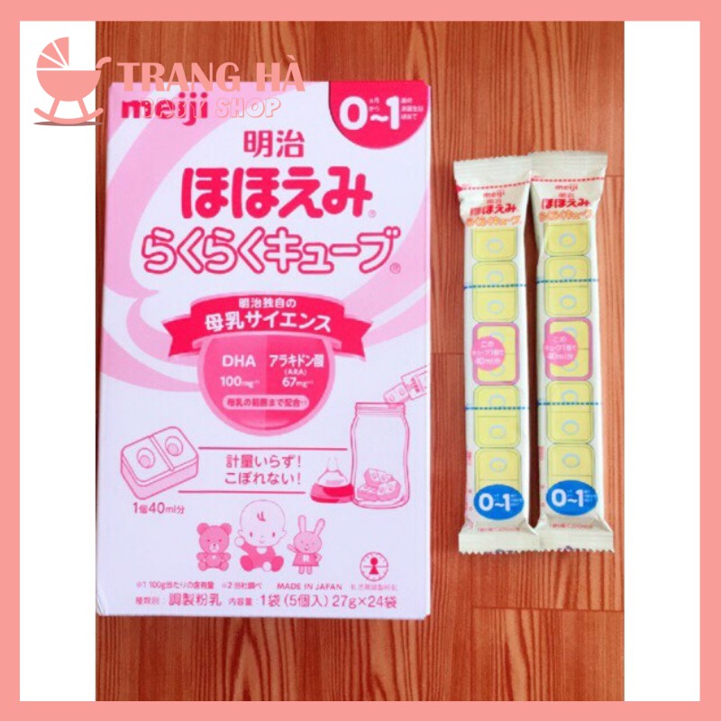 ❣️𝑺𝑰𝑬̂𝑼 𝑲𝑯𝑼𝒀𝑬̂́𝑵 𝑴𝑨̣𝑰❣️Sữa meiji thanh số 0 (27g)