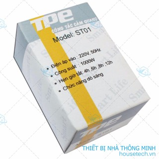 Công Tắc Cảm Ứng Ánh Sáng Hẹn GIờ  ST01