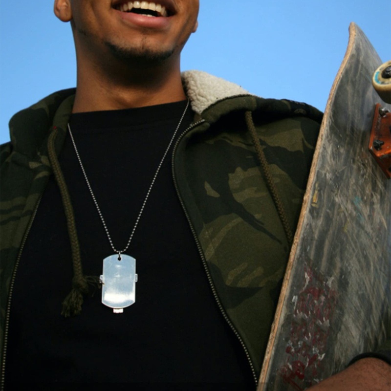 Vòng cổ Dạng Chuỗi Hạt Bằng Thép Không Gỉ 33ft DIY