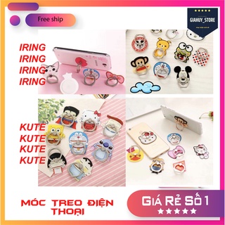 MÓC NHẪN ĐIỆN THOẠI IRING HÌNH THÚ 3D SIÊU ĐẸP💝FREESHIP 50K💝GIÁ ĐỠ IRING HÌNH THÚ SANG TRỌNG