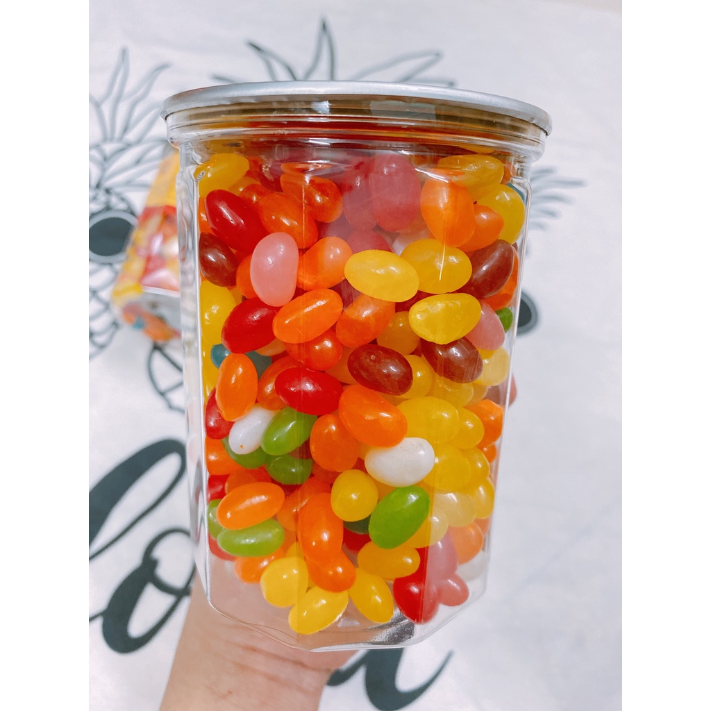500 Kẹo Bi Vị Trái Cây, ngọt thơm, lon pet