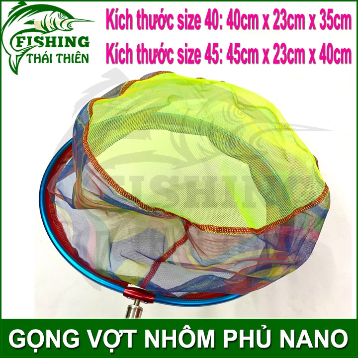 Vợt cá, Gọng vợt vớt cá, Gọng nhôm phủ nano, Gọng vợt câu đài