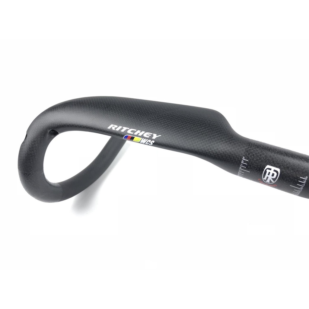 Thanh Gắn Tay Lái Xe Đạp WCS 3K Mặt Nhám Bằng Sợi Carbon