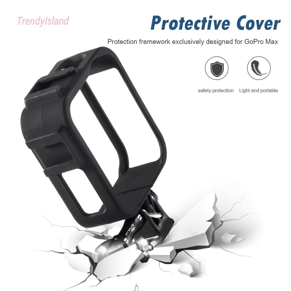 Housing Shell Case for GoPro Max Protection Frame Mount ABS Protective Cover Camera Accessories