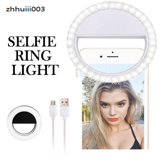 Vòng Đèn Led Chụp Ảnh 3 Bóng 36 Bóng Có Thể Sạc Lại Tiện Dụng