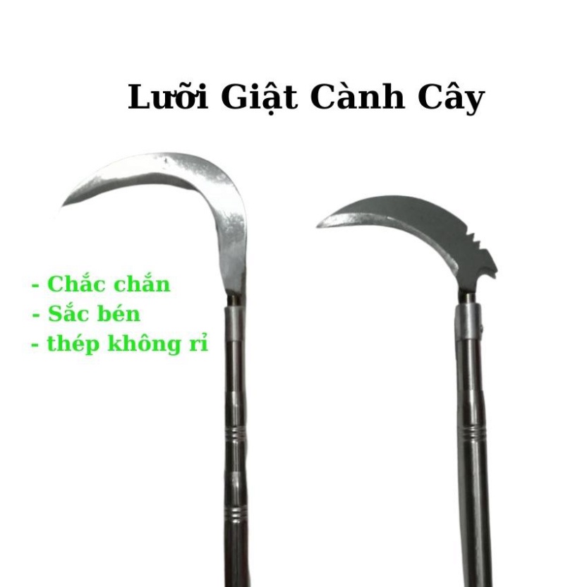 Sào Rút Inox Đa Năng. Sào Inox Bẫy Chim Dài 1m5-1m7-2m1-2m5-3m0-4m-5m-6m-7m - siêu giảm giá