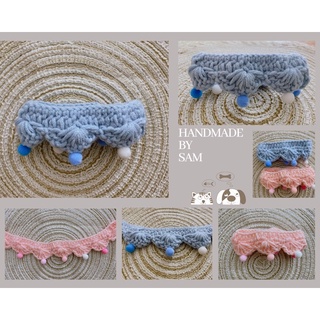 Vòng cổ chó mèo - Vòng pom pom hề