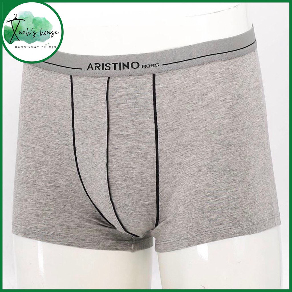 Quần Sịp Đùi Nam Boxer chính hãng ARISTINO ABX1615 Lót nam Cotton Cao cấp mềm đẹp chuẩn dáng XanhHouse