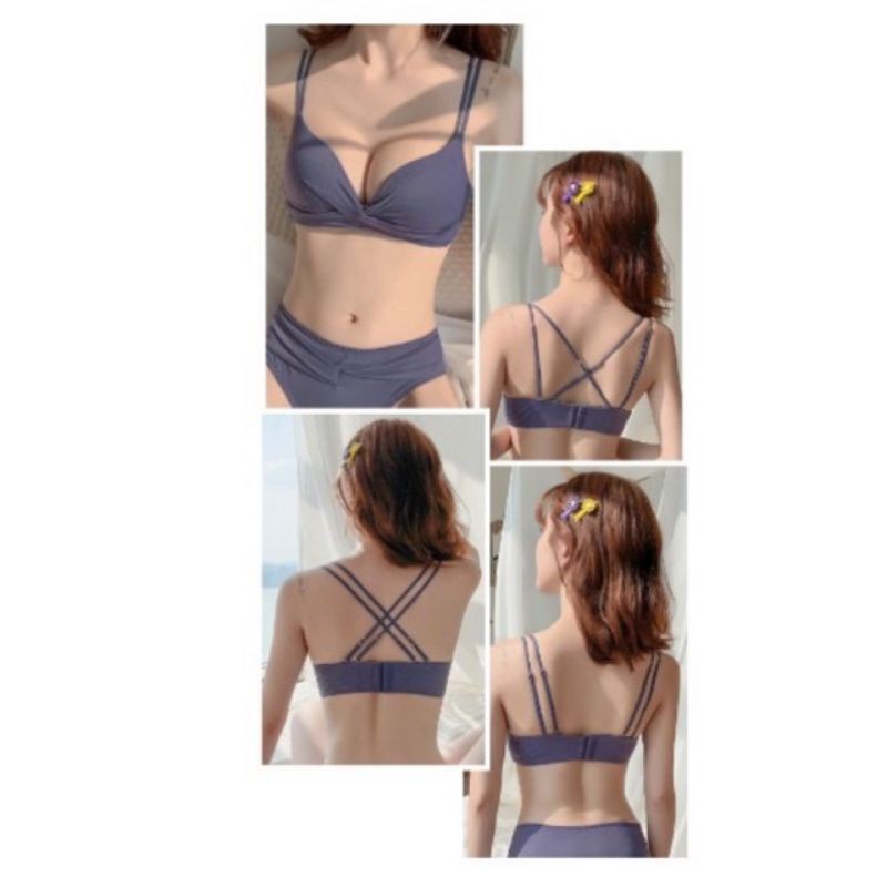 Bộ Áo Lót Xoắn Ngực Thời Trang | BigBuy360 - bigbuy360.vn