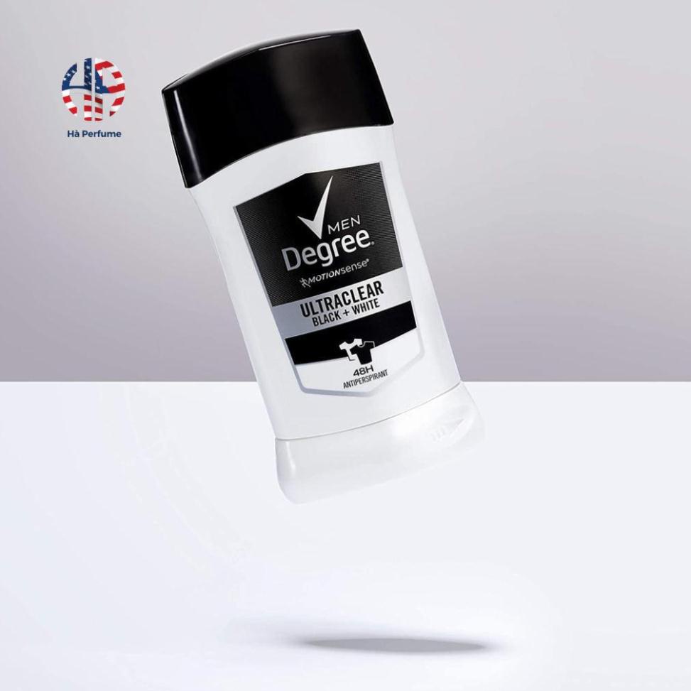 Lăn khử mùi dạng sáp nam Degree Men UltraClear Antiperspirant Deodorant Black + White 76g (Mỹ)