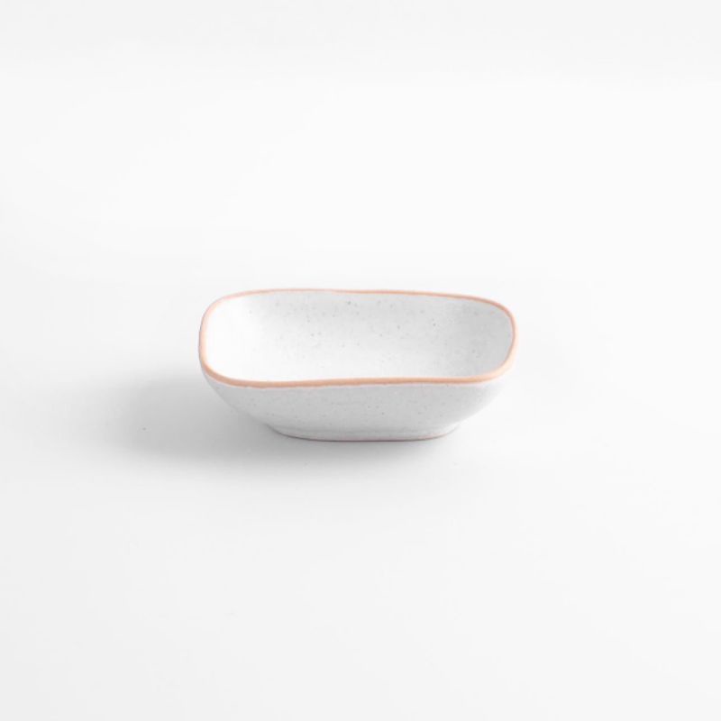 TWIN - Chén chấm sứ men mờ cao cấp 8 x 6 cm