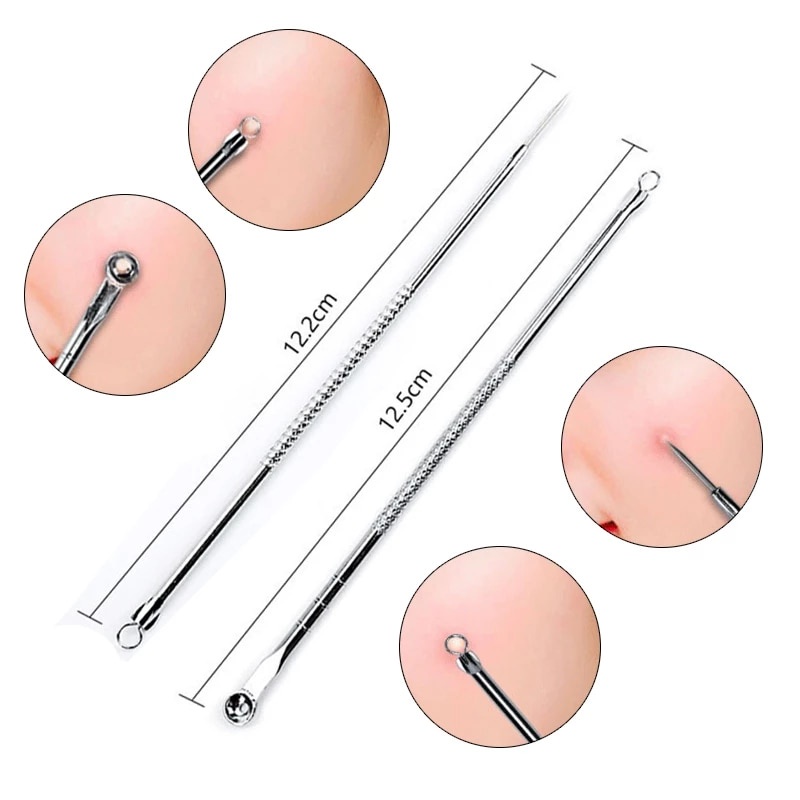 Set 4 cây nặn mụn đầu đen tiện dụng khi chăm sóc da