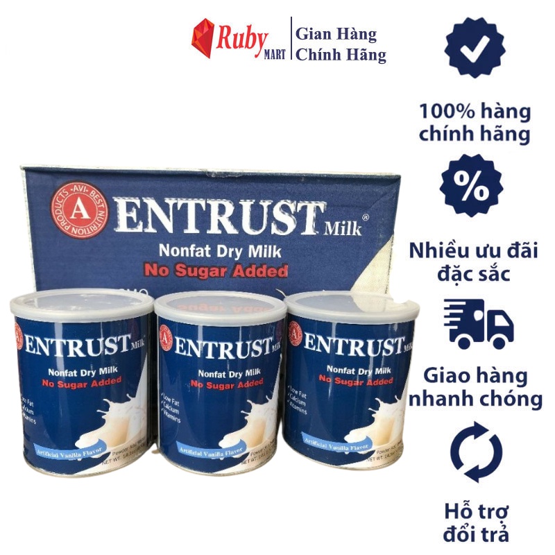 Sữa Bột Entrust Milk 400g Dành Cho Người Tiểu Đường