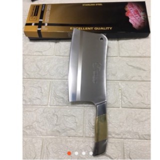 Dao chặt thức ăn , chặt xương, chặt gà cán đồng Thái Lan cao cấp