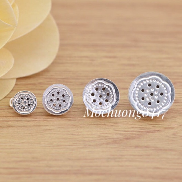 CHUYÊN SỈ  Charm bạc đài sen hàng siêu đẹp - Bạc tốt loại 1, PH263