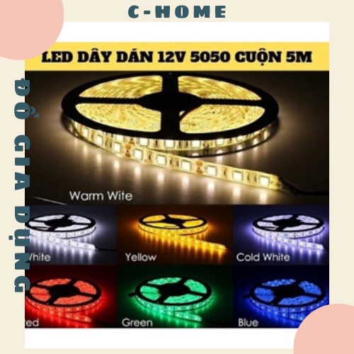 Cuộn dây Led 5m RGB Led Strip 16 triệu màu, nháy theo nhạc, Led tiktok đổi màu, phủ silicon chống va đập chống nước