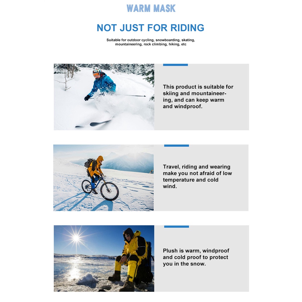 Unisex Ấm Lông Cừu Vải Mũ Ngoài Trời Chống Gió Đi Bộ Đường Dài Phụ Kiện Câu Cá Đi Xe Đạp Săn Bắn Quân Đội Mũ 1 PC.