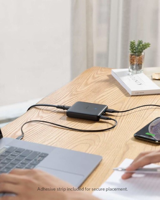 Sạc Anker 4 Cổng PowerPort 3 Slim 65W Gan- IQ3.0