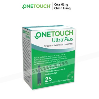 Que Thử Đường Huyết One Touch Ultra Plus Flex Hộp 25 Que