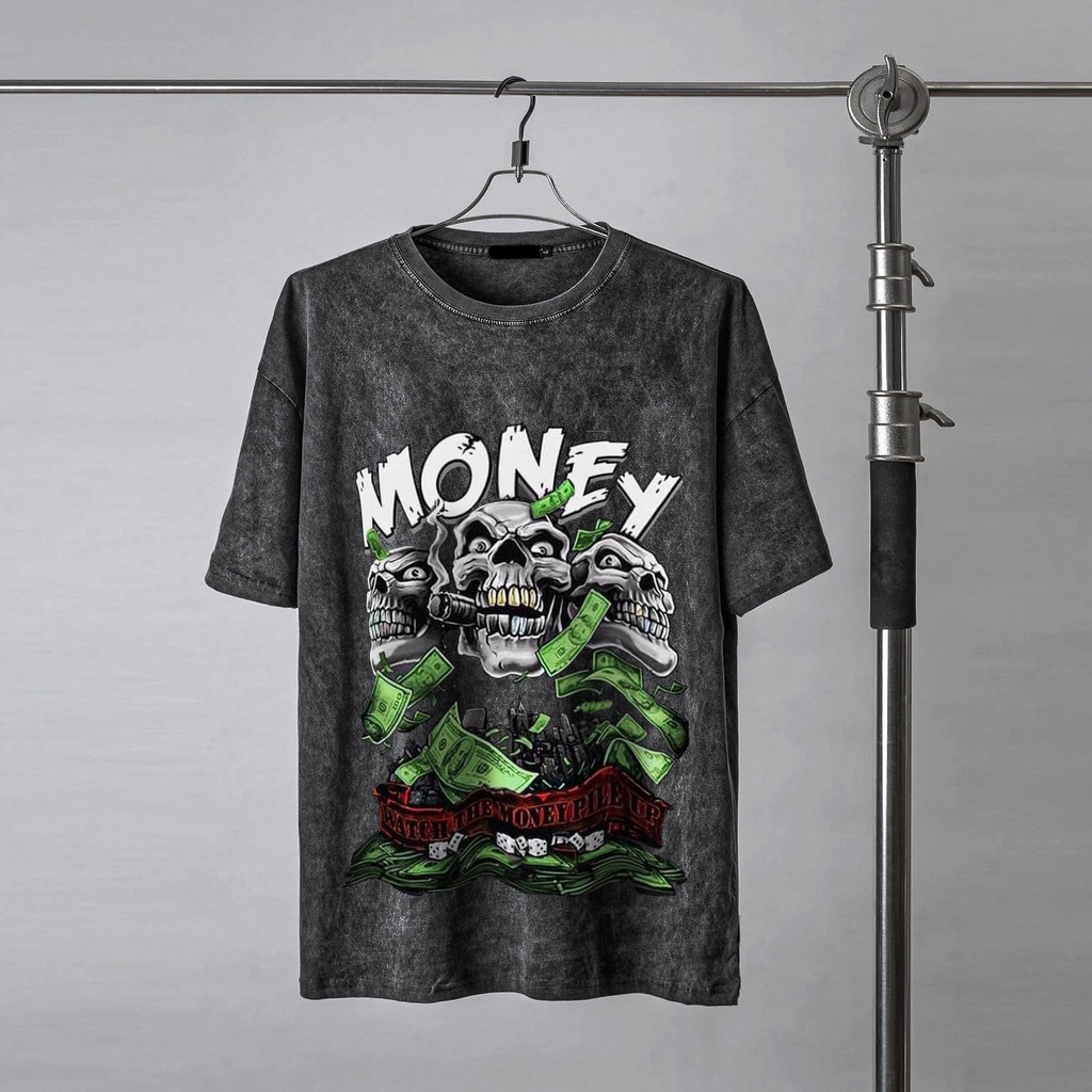 Áo thun Unisex MONEY Tee phông nam nữ tay lỡ oversize form rộng | BigBuy360 - bigbuy360.vn