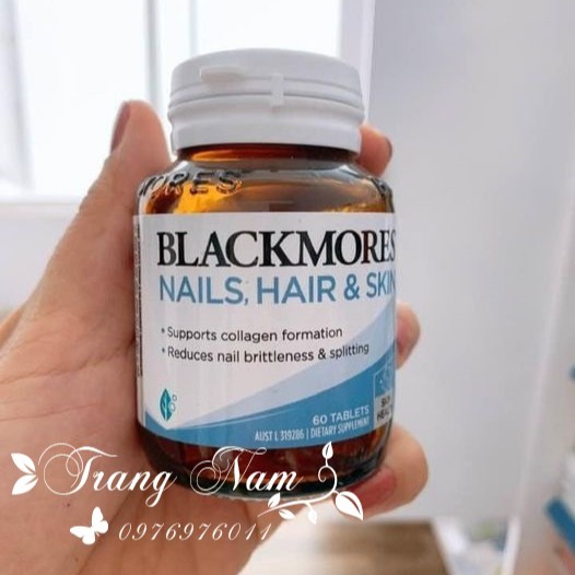 Viên uống đẹp da, móng và tóc - Blackmores Nails Hair Skin