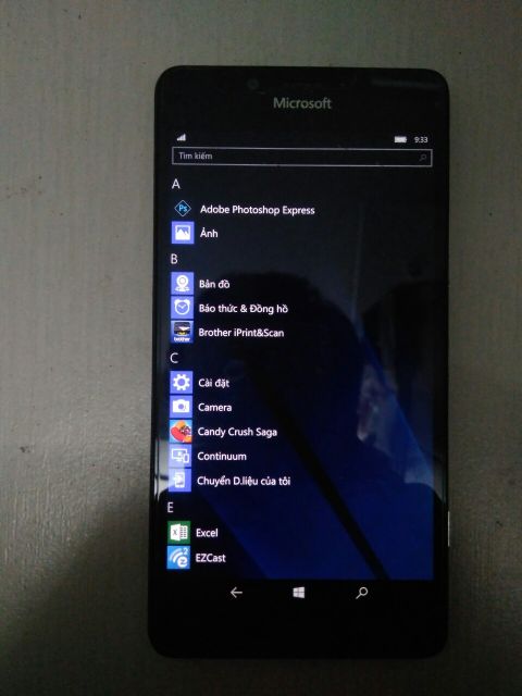 Điện thoại di động Microsoft Lumia 950 chính hãng FPT màu đen kèm Display Dock