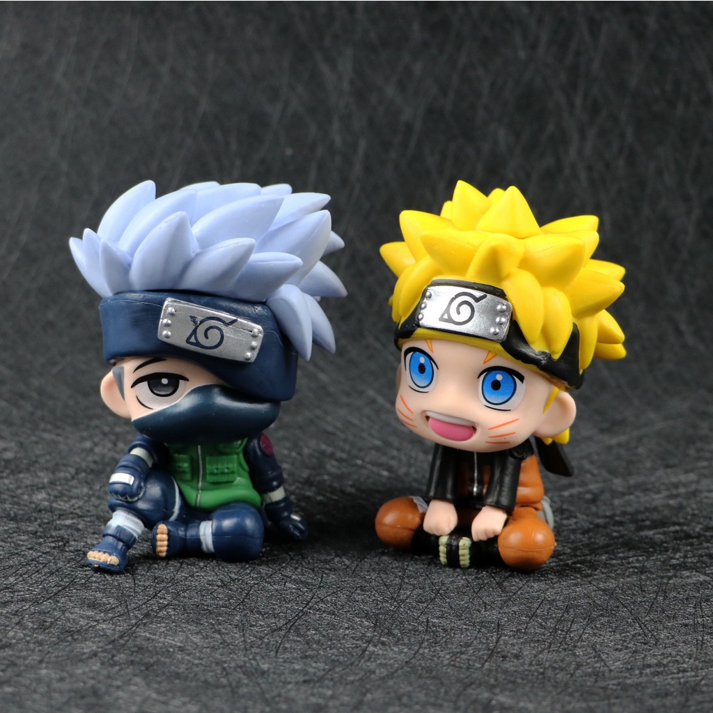 Mô hình figure Naruto Itachi Kakashi Sasuke chibi anime chibi xinh xắn mô hình trang trí